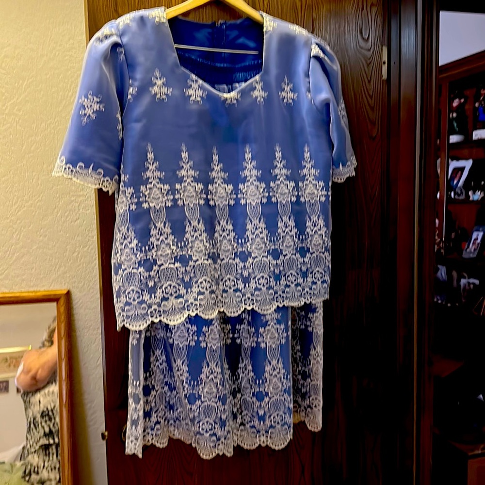 Blouse and skirt